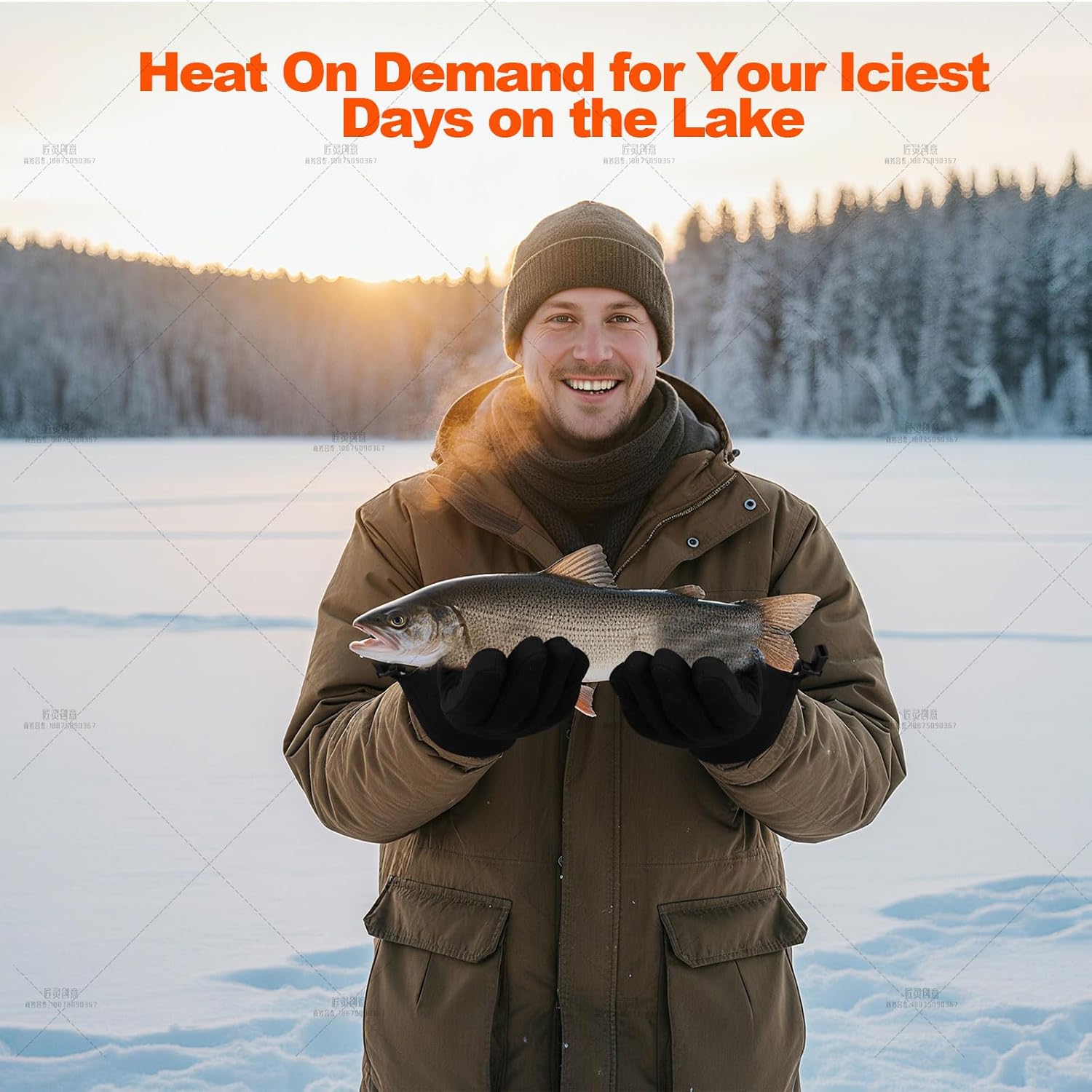 Heated Gloves Liners for Men & Women, Thin Electric Battery Powered Gloves Good for Winter Sports Running Hiking Camping & Daily Commutes, Raynaud’s Relief - Image 6