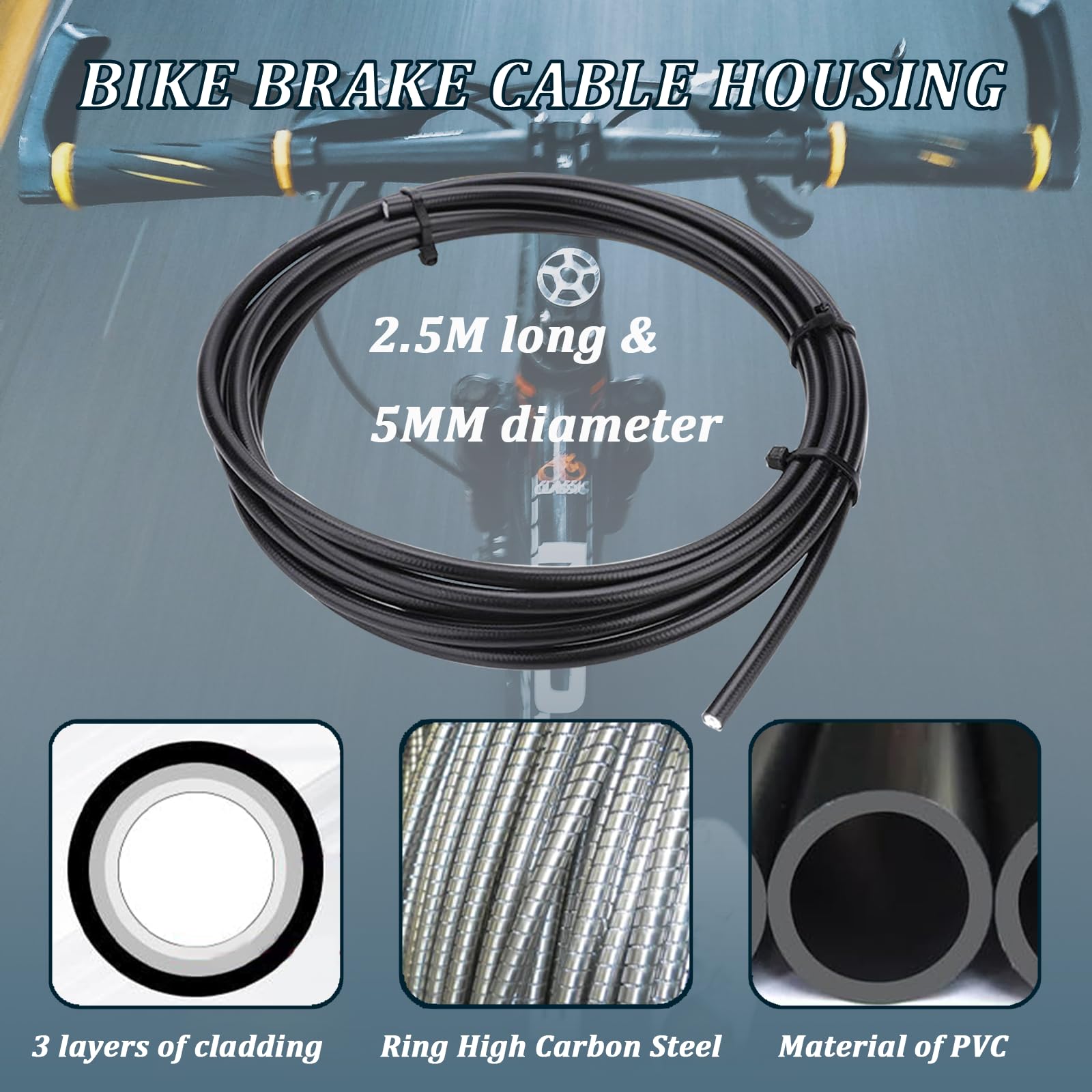 Universal Bicycle Brake Cable Complete Bicycle Brake And Gear Cable ...