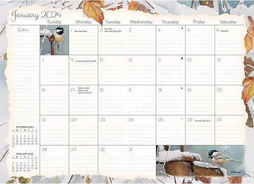 Miniatura 4 de LANG Songbirds - Agenda mensual de bolsillo 2024 (24991003167)