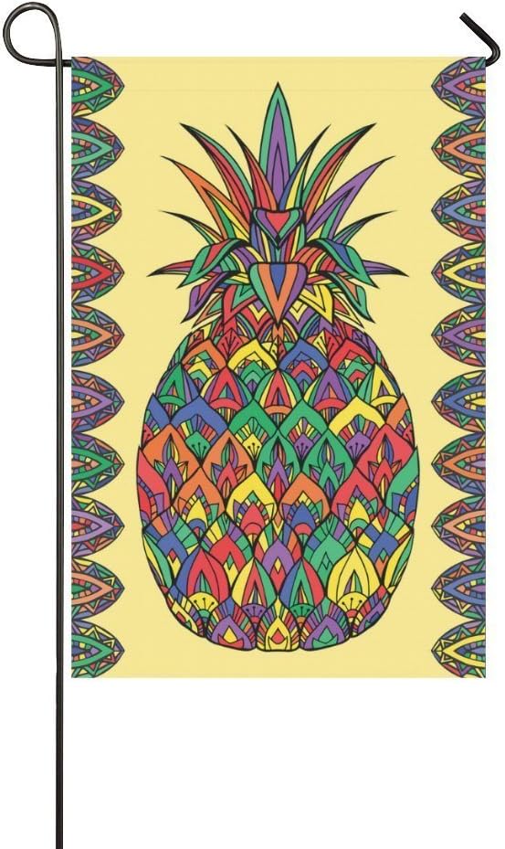 Custom Home Outdoor Garden Flag Boho Pineapple Garden Flag