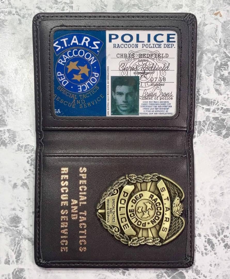 「バイオハザード　クリス・レッドフィールドの警察手帳 ブラウン」jo-db Amazon.co.jp: バイオハザード クリス レッドフィールドの警察