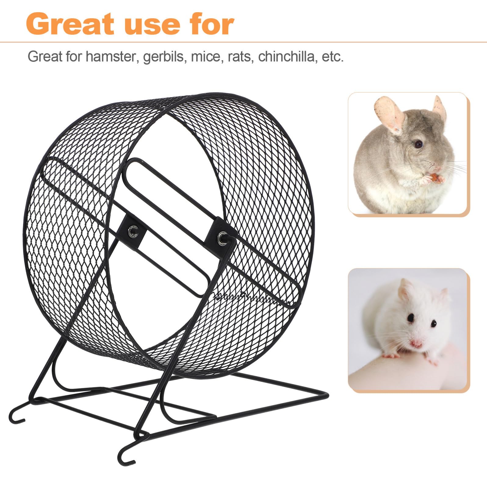 Generico Silenziosa Ferro per a Criceti e Ricci in Gioco Divertente per come Piccoli Domestici Hamster e Riccio