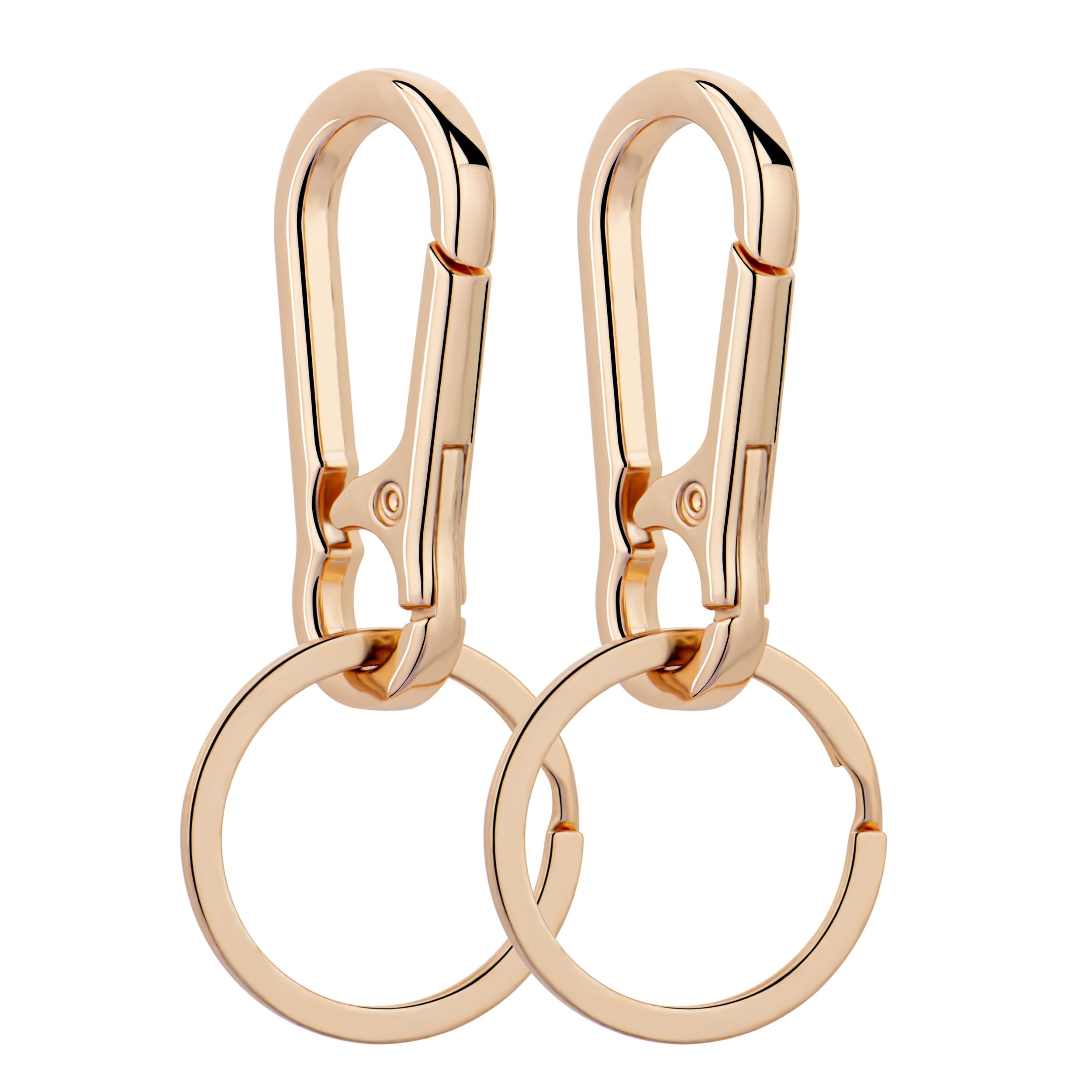 Wikavanli Metal Keychains Keyring Key Chain Ring Clip Holder Organizer for Home Car Keys Key Finder Women Men