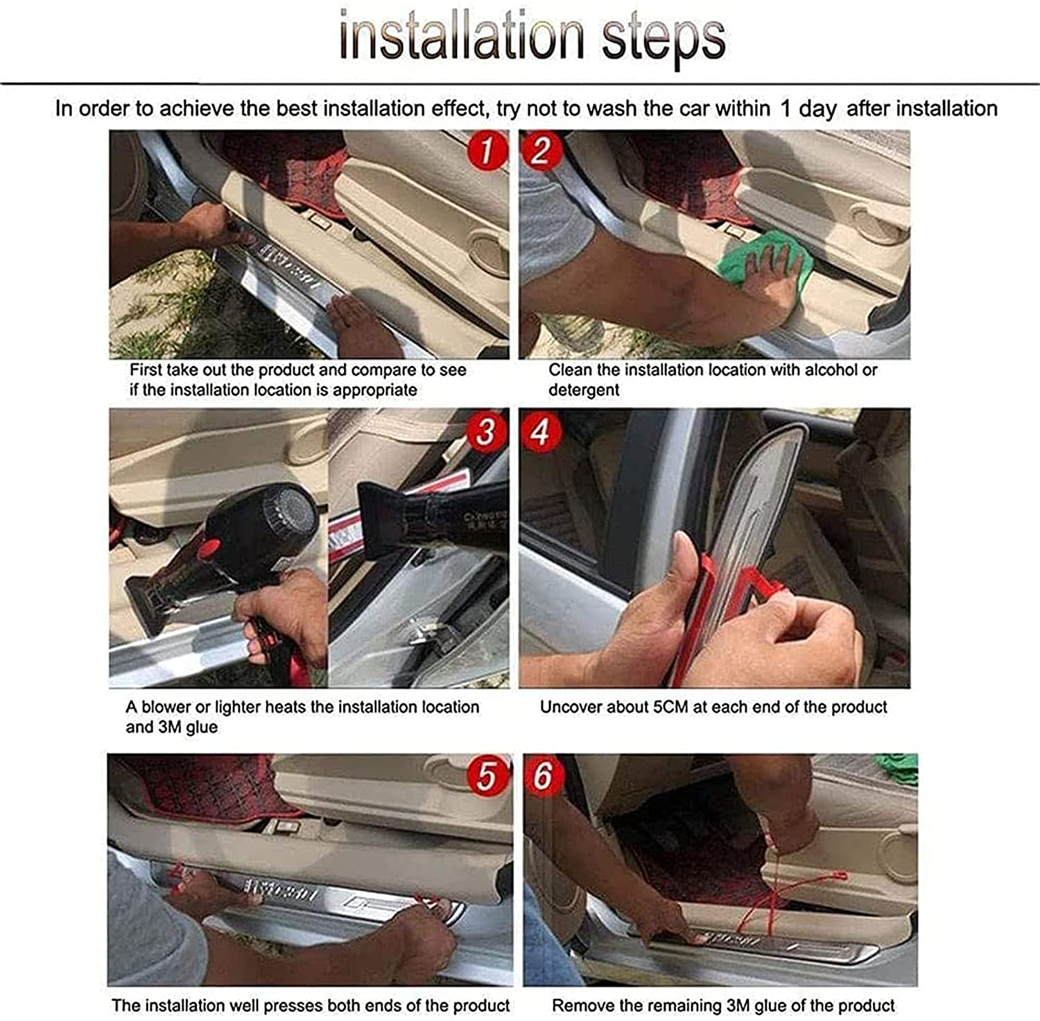 Door Sill Scuff Plate Guards Stainless Steel Threshold Protectors Suitable For Kia Ceed I 5d 2006 2012 - View #13