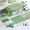 EFFORTS Pen Case, Clear Pencil Case, Large Capacity, Pencil Case, Pencil Pouch, Stylish, Pen Holder, Small Item, Multifunctional, Cute, 2 Tier Pouch, Handle, Portable, Stationery, Storage Case, Girls,