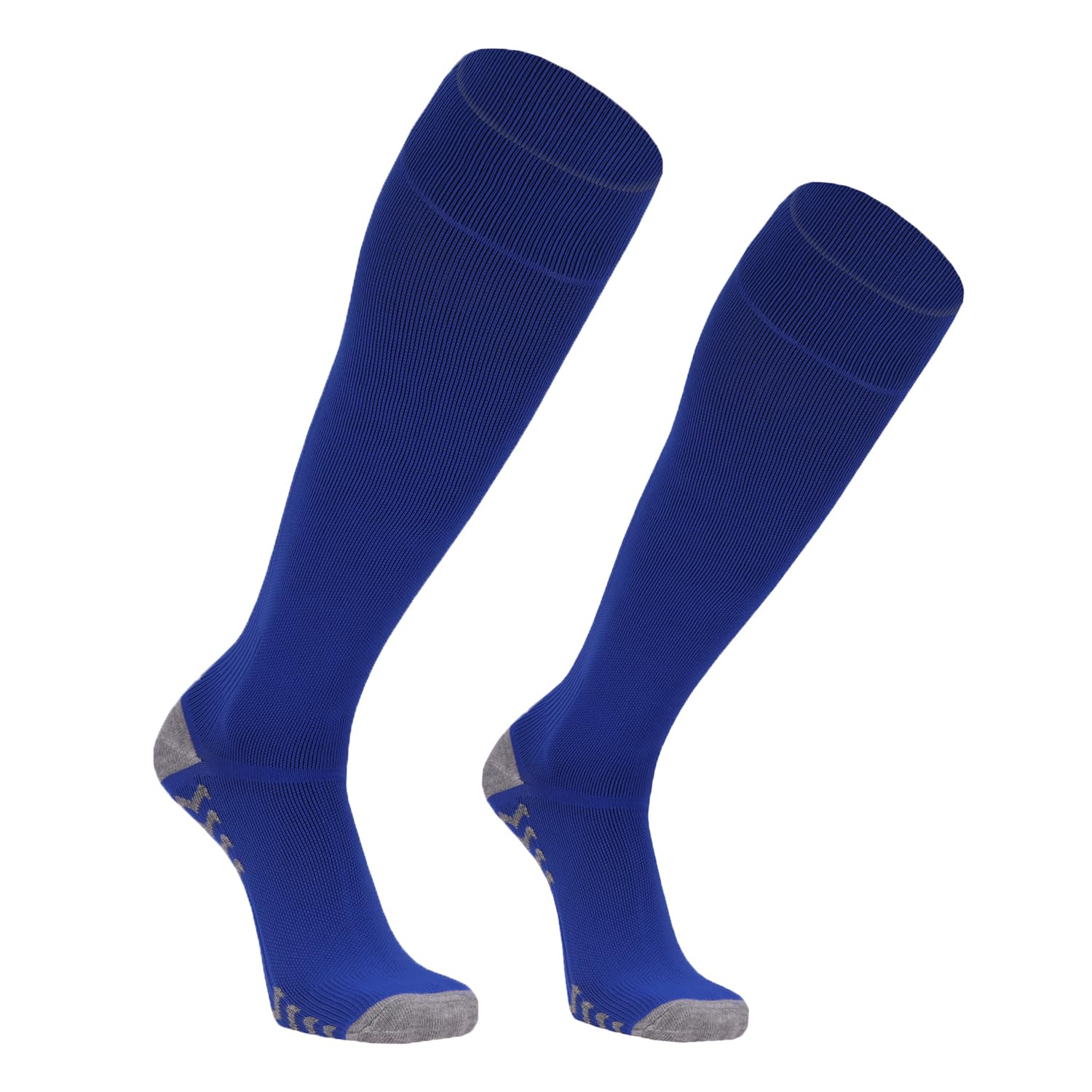 Football Socks I Knee Length Stockings I Odour Free, Superior Grip & Cushioned Base I Combed Cotton Striped Design Anti Slip Blister Protection I for Men & Women-image-6