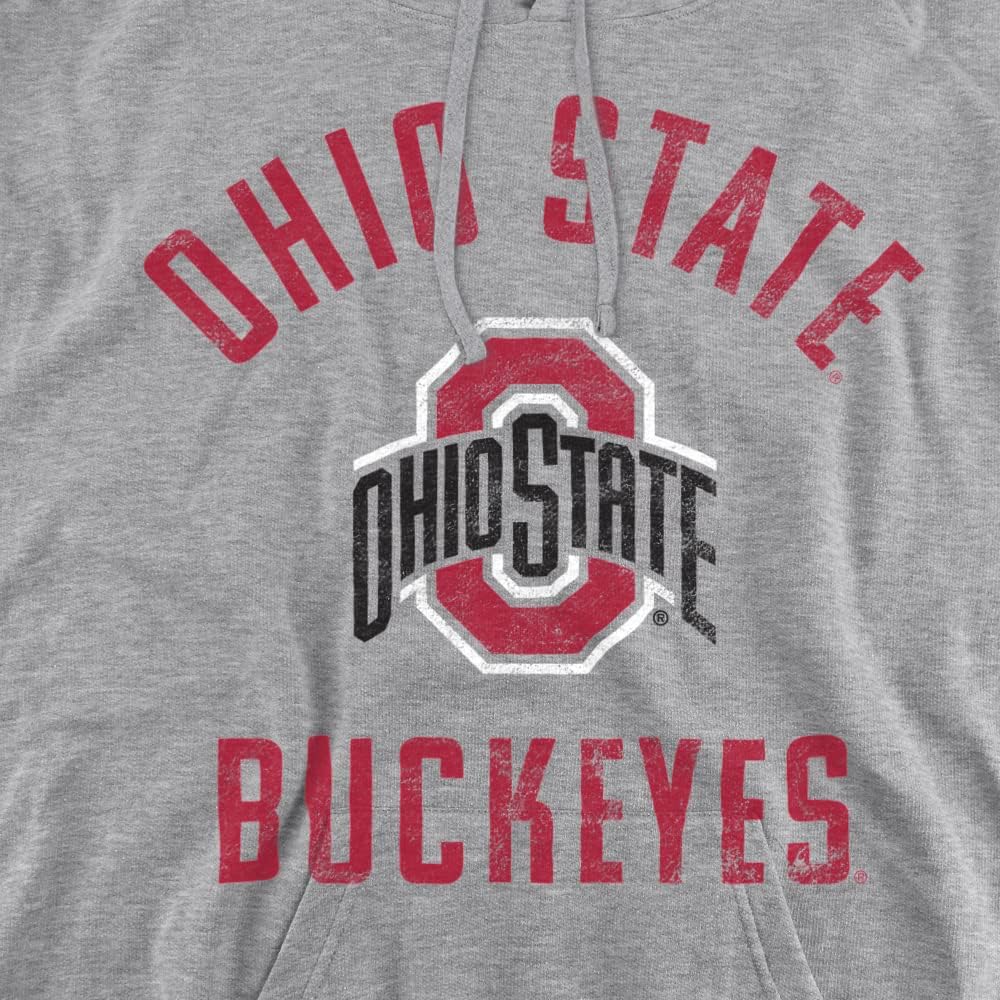 LOGOVISION The Ohio State University Official Buckeyes Logo Unisex Adult Pull-Over Hoodie - Image 2