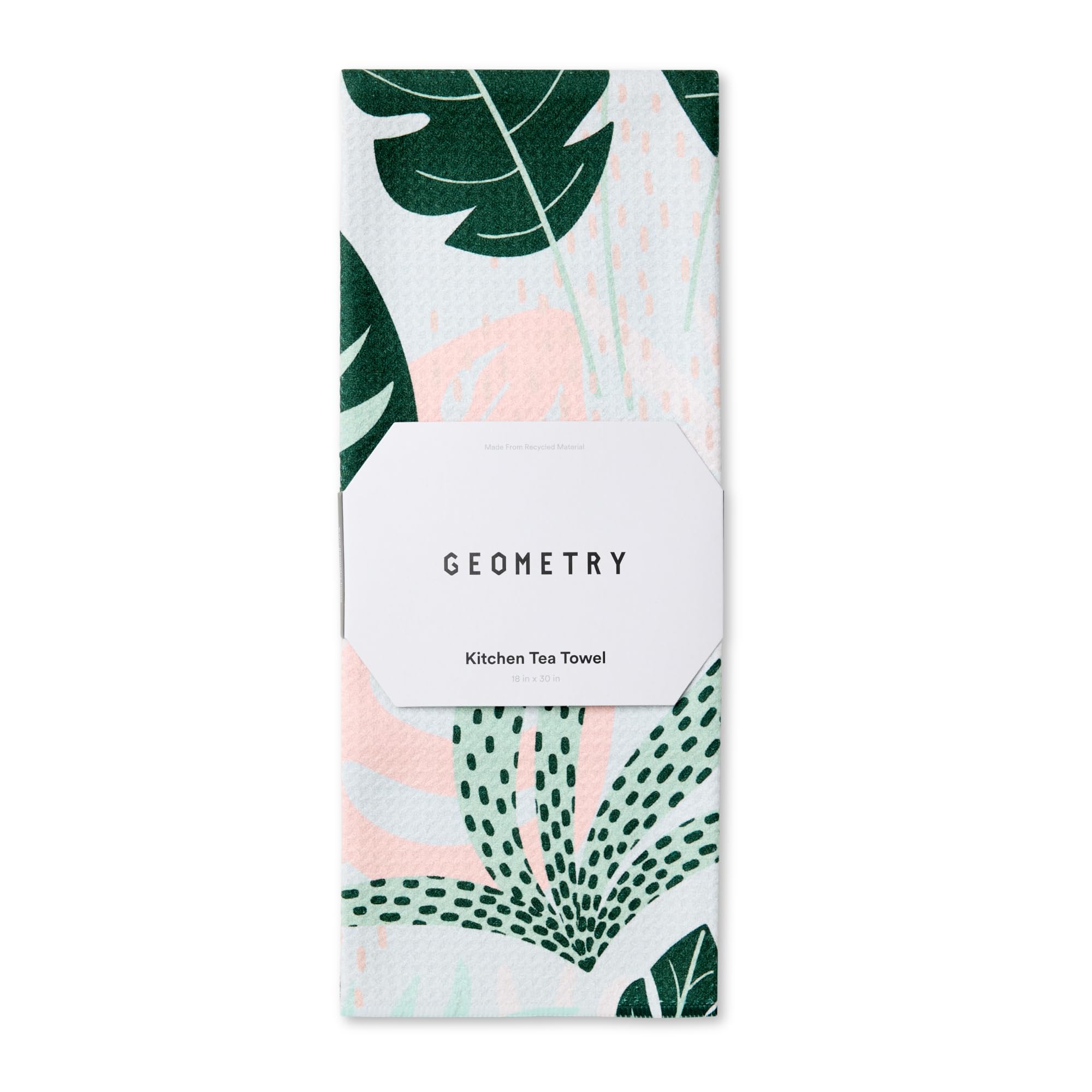 Geometry Diedre Kitchen Tea Towel - Quick Dry Microfiber Cloth Tea Towels For Drying Kitchen - Premium Quick Dry Towel (, 1-Pack)