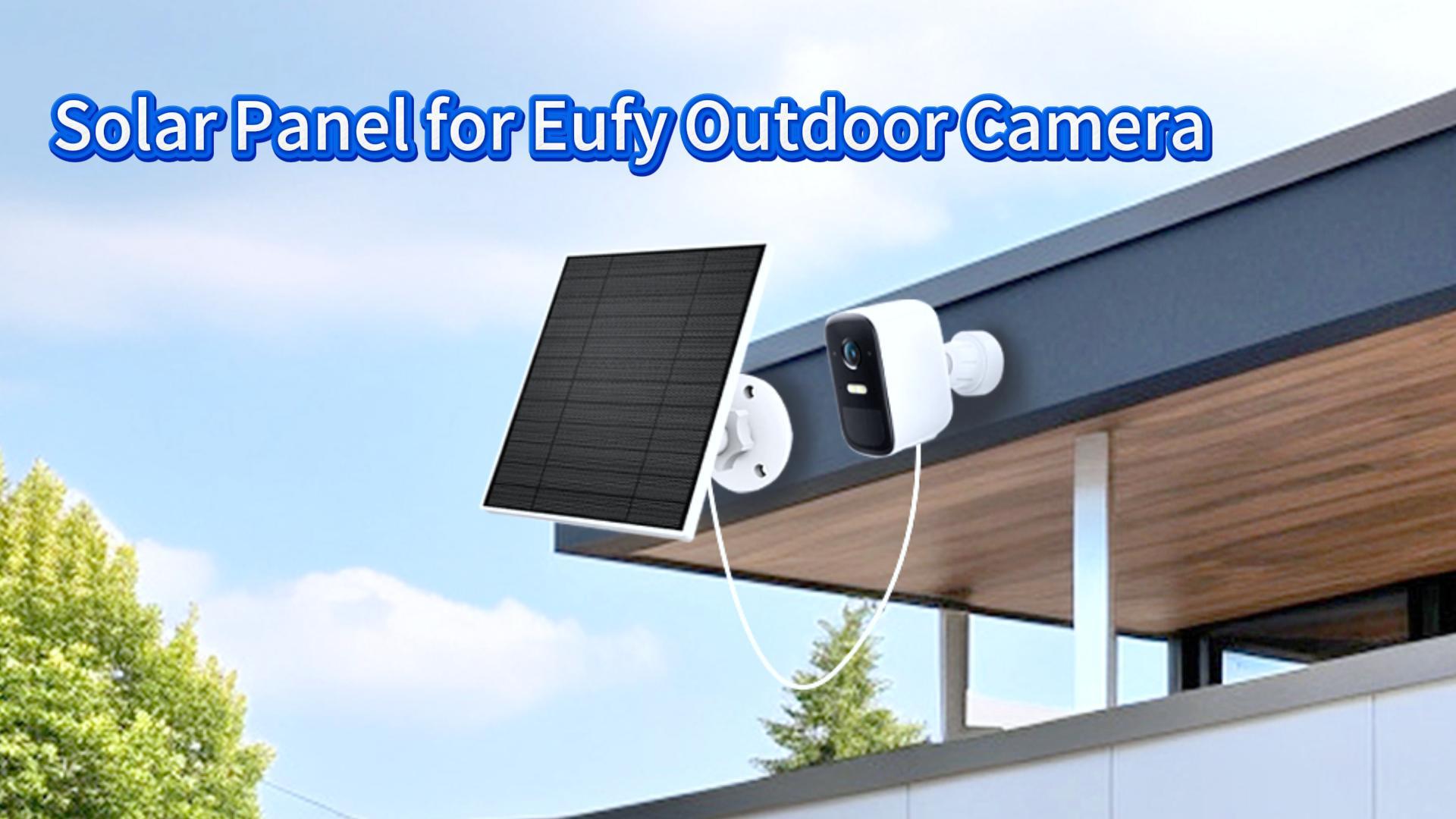 Amazon.com : Solar Panel for Eufy Outdoor Camera, 5W Camera Solar