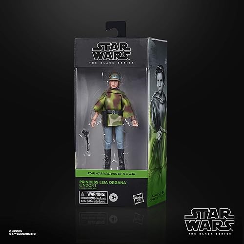 Miniatura 11 de STAR WARS The Black Series Princess Leia Organa (Endor) - Figura coleccionable de 6 pulgadas a escala de Return of The Jedi, a partir de 4 años
