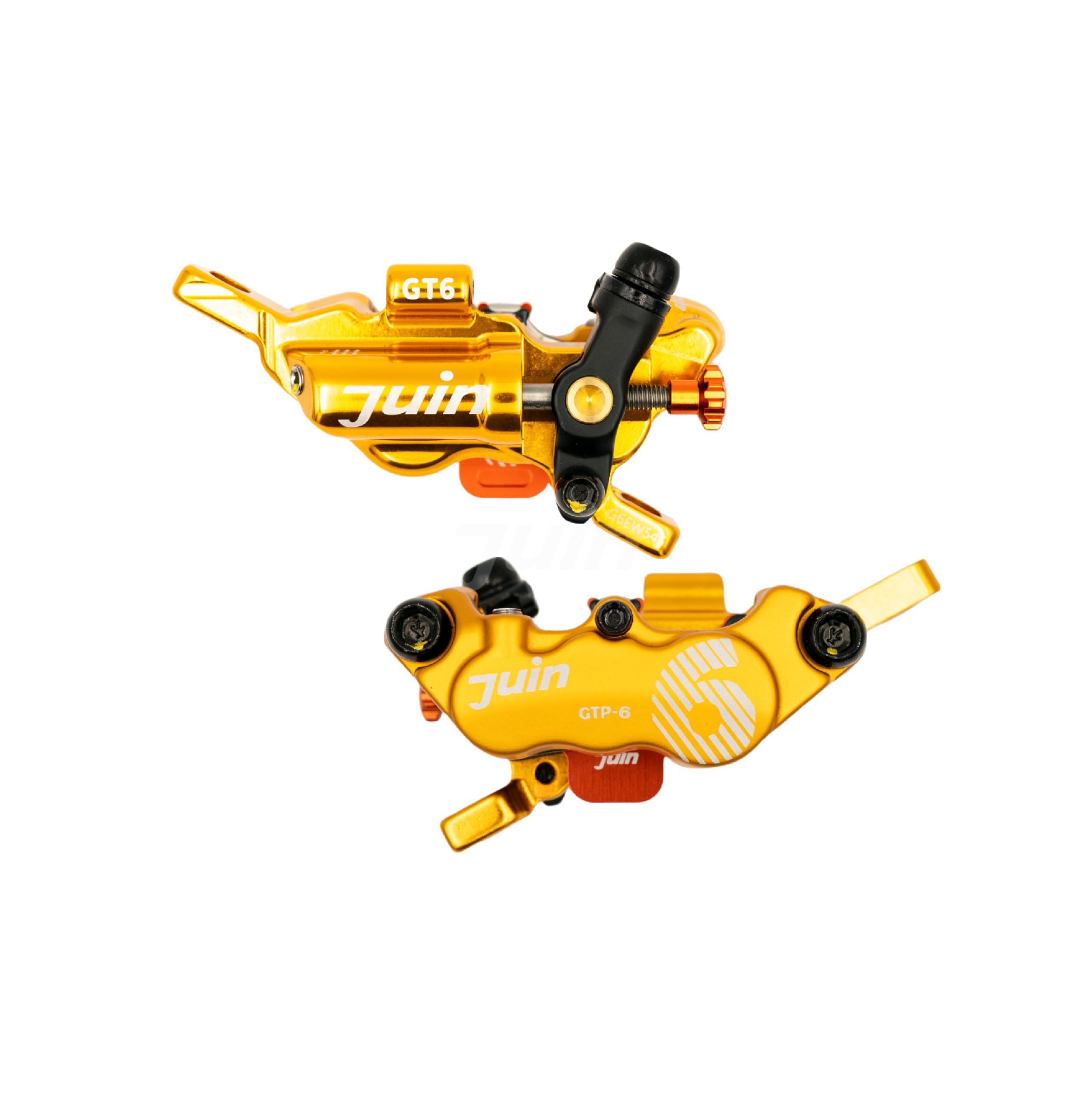Juin GTP-6 Hybrid Hydraulic Disc Brake Caliper (Gold)