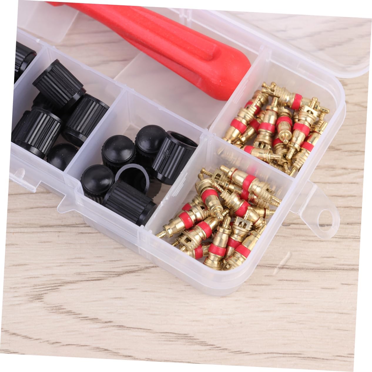 Core Removal Tool Set Valve Core Wrench for Quick Tire Valve Installation and Removal for Trucks Motorcycles and Bicycles Set