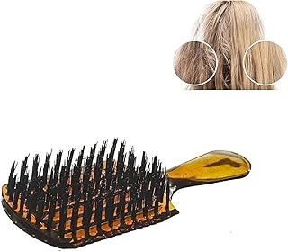 Detangler Hairbrush For Women, Men And Kids - Great For All Hair Types, Gentle On Your Scalp And Ideal For Daily Use (Small Honey)