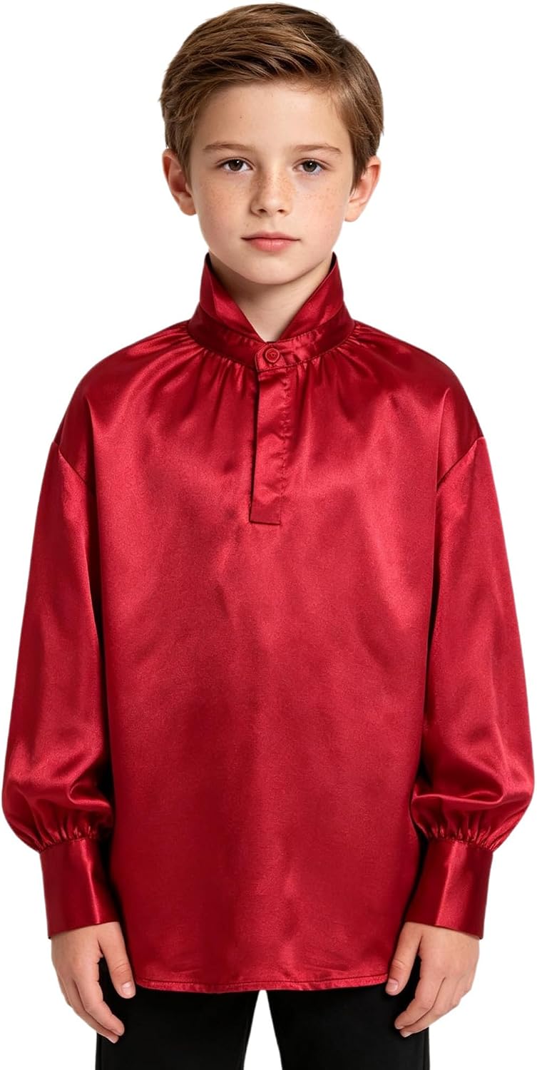 iEFiEL Boys Renaissance Shirts Renaissance Retro Costume