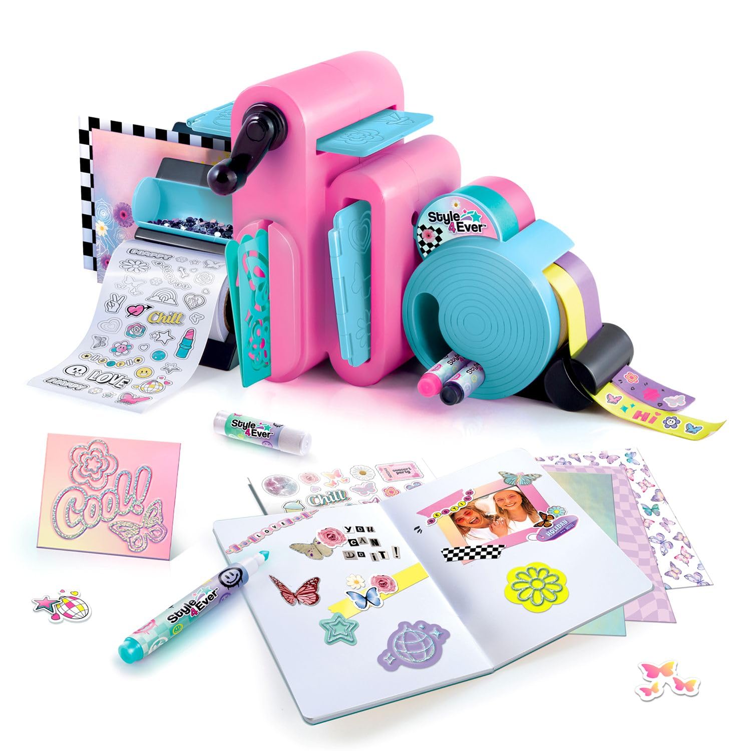 Canal Toys - Style 4 Ever - Le Studio de Scrapbooking 3 en 1 pour Enfants de 6 Ans+ - Activité Manuelle - Loisir Créatif - Personnalise ton Carnet - Idée Cadeau - Jouet Ludique Enfant - OFG 275