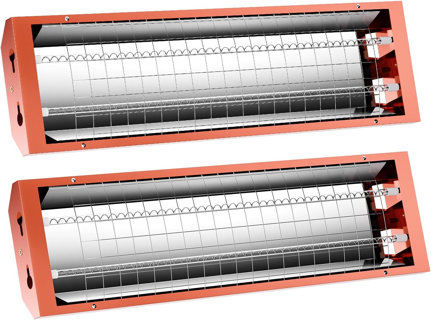 2pcs 2000w Baking Infrared Paint Curing Lamp,1 Set 2000w 110v Automotive Repair Paint Heater Lamp Infrared Curing Lights for Automobile Paint Booths, Furniture Paint Booths