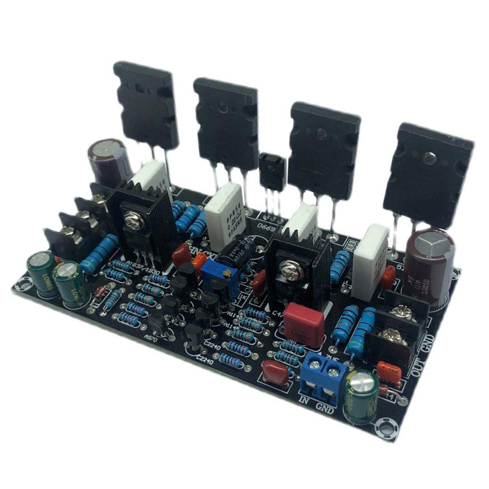 Household 200W Mono Power Amplifier Board 1943+5200 PCB Board After Tube amp| TV Video & Home Audio | TV Video & Audio Parts | Amplifier Parts & Components|-image-15