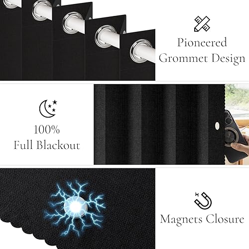 Miniatura 5 de Cortinas verticales de privacidad plisadas con memoria para cubierta abierta de 78 pulgadas de ancho, 1 panel, 100 pulgadas de ancho x 84 pulgadas