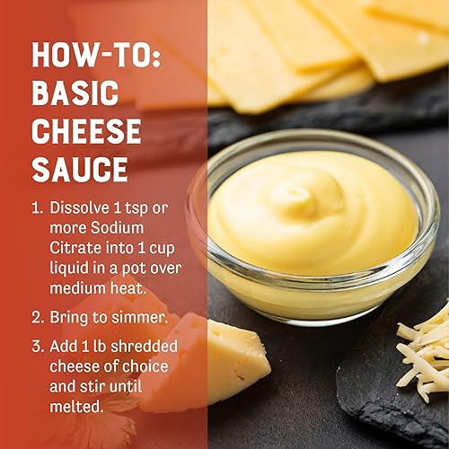 Miniatura 4 de Para uso, alimenticio sin GMO citrato de sodio (8 oz) excelente para la creación de salsas de queso, sferificación y más