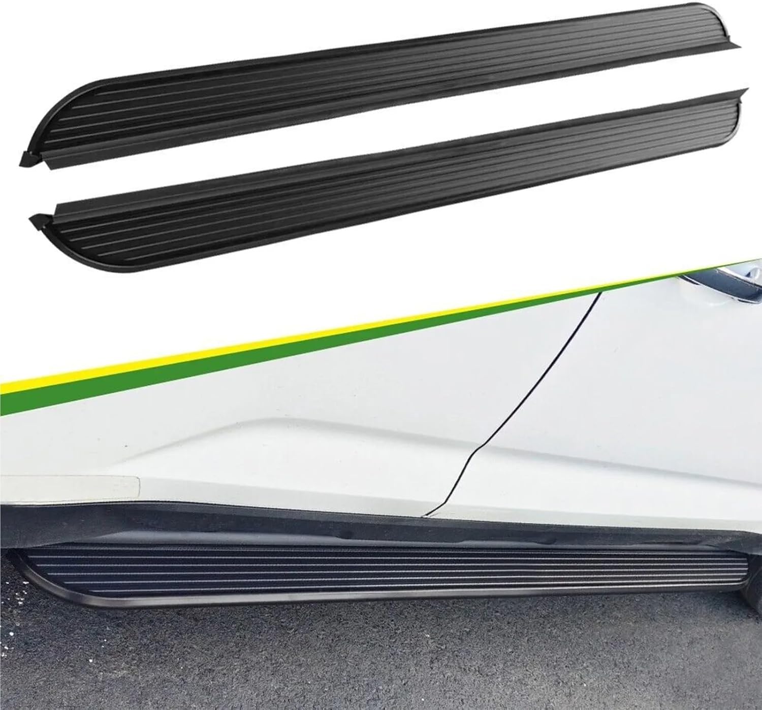 2PC Running Board Compatible with Q7 2016-2023 Bar Side Stair Side Step