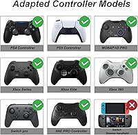 Vista 6 de Thumb Grips Caps Performance Joystick Cover Controller for CQC FPS Games, Compatible with PS5, PS4, Xbox Series X/S,Xbox One,Switch Pro,3Pairs(6pcs)