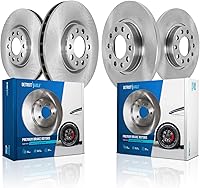 Vista 49 de Detroit Axle - Rotores de freno delantero para Chrysler 300 Dodge Charger Challenger Magnum, reemplazo de rotores de freno de disco: rotor delantero
