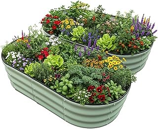 Raised Garden Bed, Metal Planter Box, Flower Box, Outdoor Planter