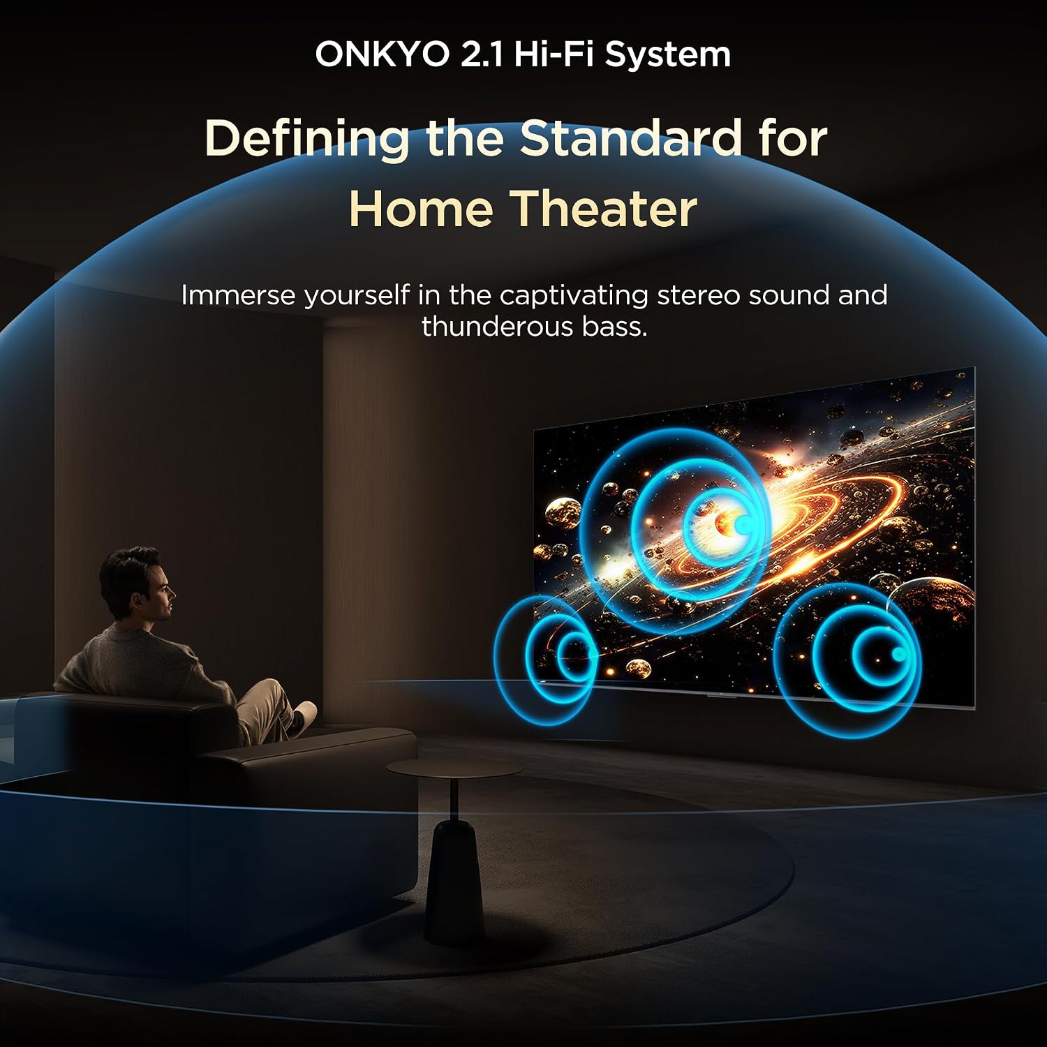 ONKYO 2.1 Hi-Fi System on TCL 55T8D