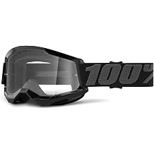 100% STRATA 2 Goggles - Sports Goggles for Motocross &amp; Mountain Biking - Eyewear for Bike Riders - Motocross Eyewear for Men
