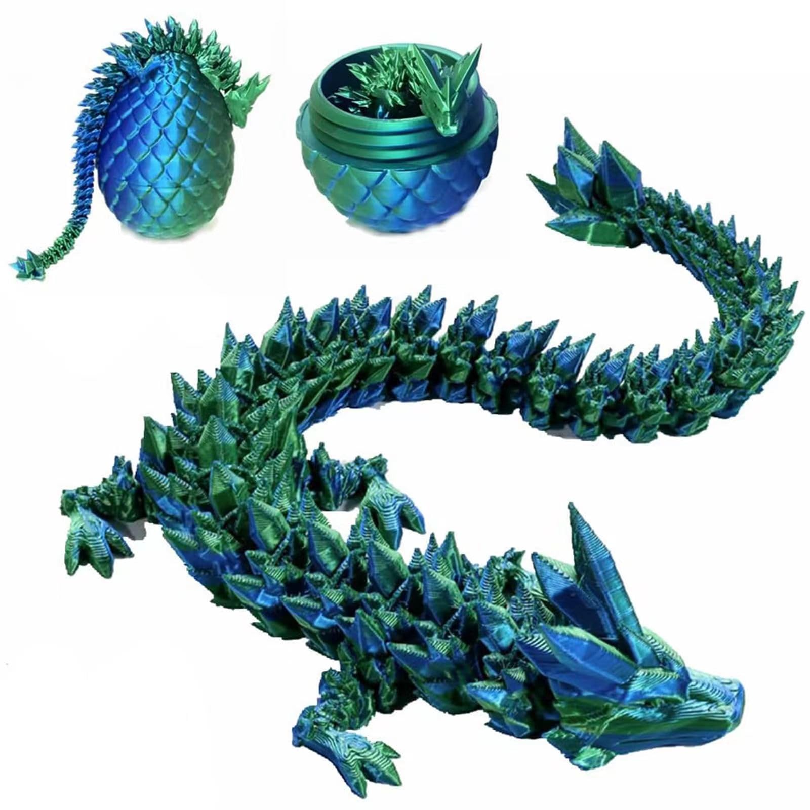 Amazon.co.jp: 3Dプリントドラゴンイースターエッグ - 完璧な 