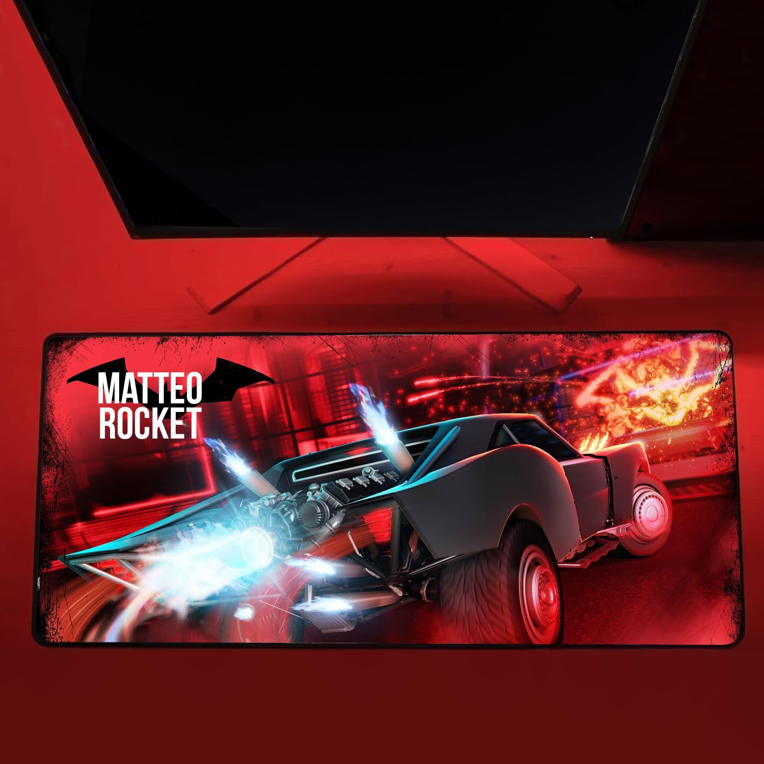 Wanapix | Alfombrilla Ratón Personalizada | Tapete Gaming Extra Grande | 90x40 cm | Base Antideslizante | Muy Flexible | Regalo Ideal Gamers y Streamers | 100% Personalizado