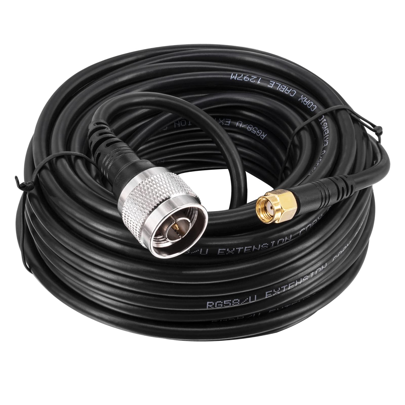 RP-TNC Stecker auf RP-TNC Buchse RG58/U 3m Koaxialkabel | Kaufen Sie