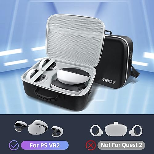 Miniatura 2 de Mcbazel Estuche De Transporte Para PS VR2, Bolsa De Viaje Bolsa De Almacenamiento Duro EVA Funda Protectora Portátil Con Protector De LenteCorrea De