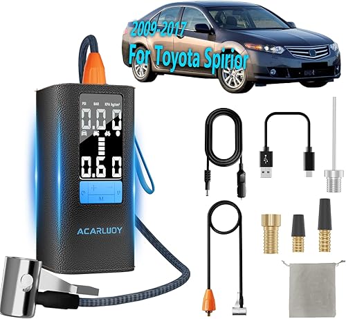 Inflador de neumáticos portátil con compresor de aire  Bomba de aire inalámbrica de 150 PSI 6000 mAh para neumáticos de automóvil, inflado 3 veces