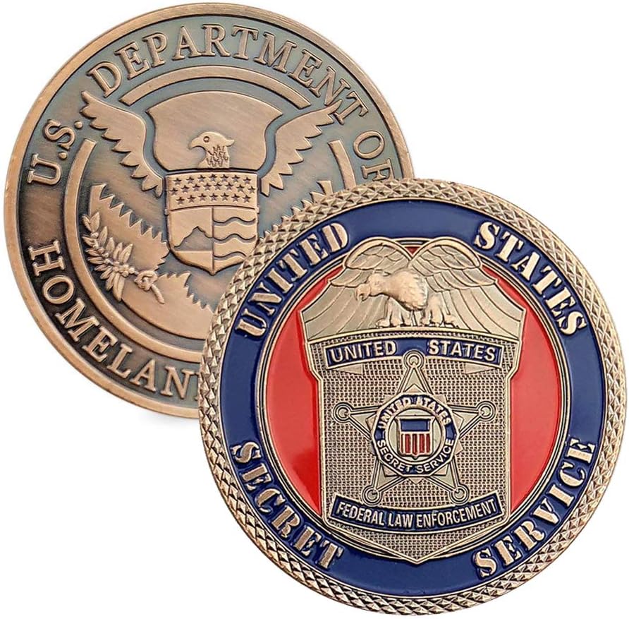 US Homeland Security Challenge Coin Law Enforcement Department Challenge Coin.