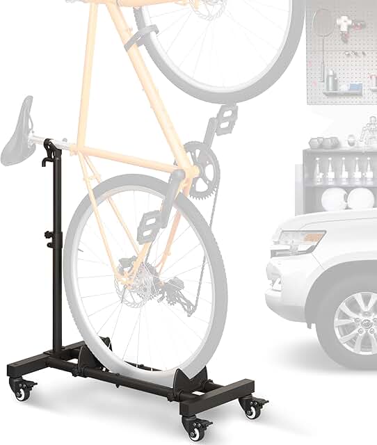 Vertical Bike Stand, Freestanding Indoor Bike Storage Rack Upright Bicyc...