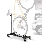Sttoraboks Vertical Bike Stand, Freestanding Bike Rack Garage Storage Upright Bicycle Floor Stand Indoor Bike Holder with Adjustable Height for Garage & Apartment - for Wheels Sizes up to 29