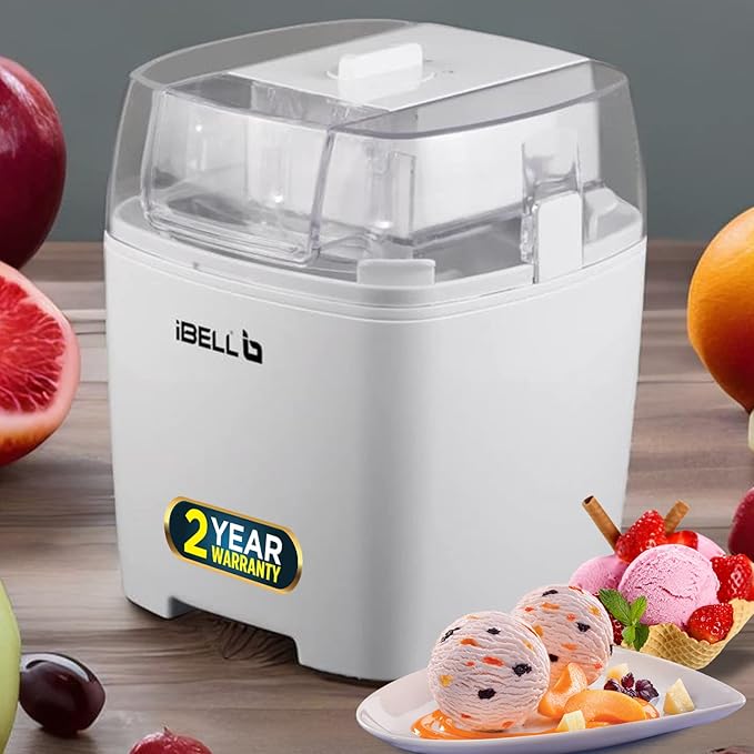 iBELL ICM150A Ice Cream Maker Machine, Sorbet, Slush & Frozen Yoghurt