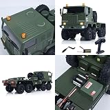 TOUCAN RC HOBBY 1/18 RC Military Truck 8X8 4WD Steering Electric RC SUV Model 2 Speed Transmission RTR Metal Chassis - 7