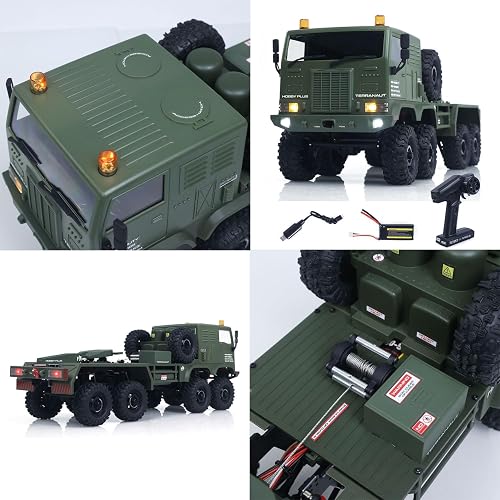 TOUCAN RC HOBBY 1/18 RC Military Truck 8X8 4WD Steering Electric RC SUV Model 2 Speed Transmission RTR Metal Chassis - 7