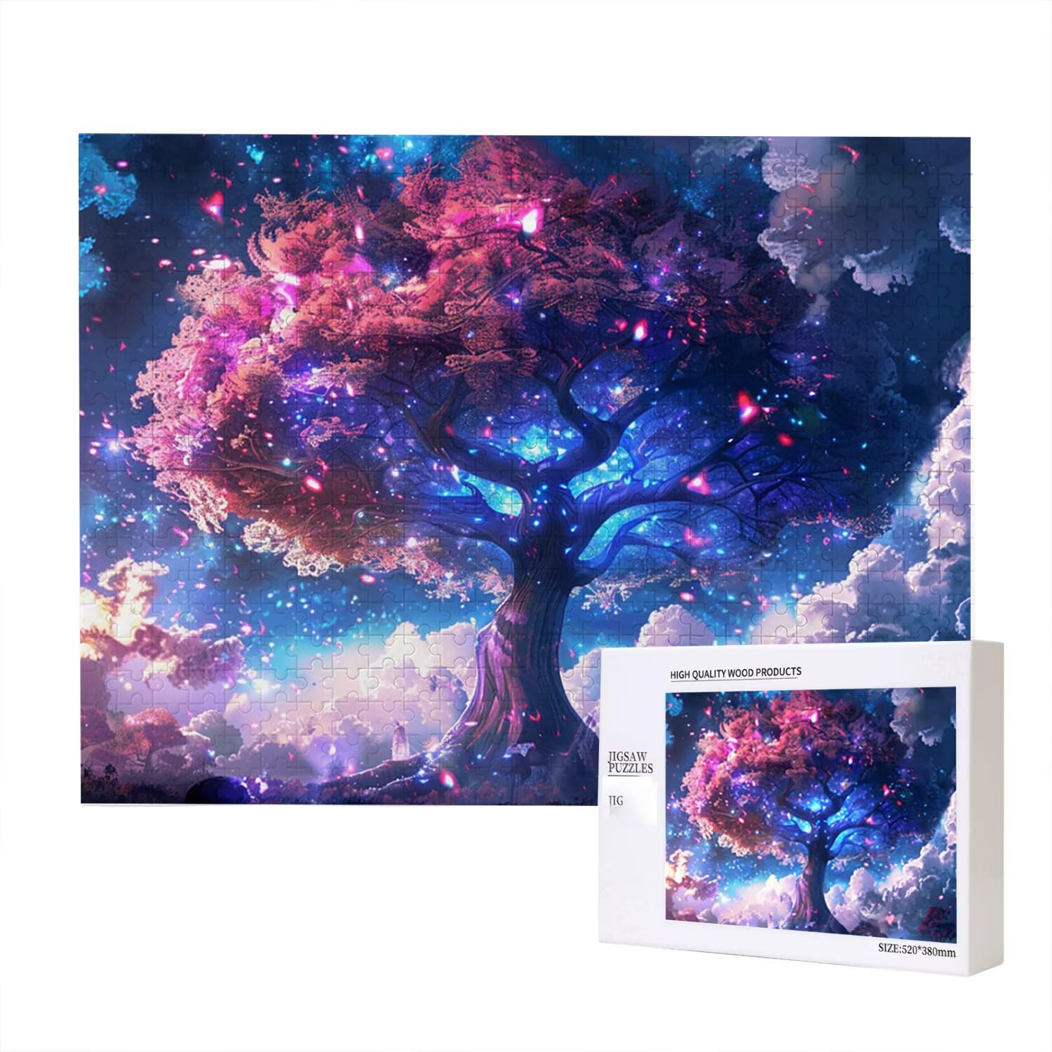 Jigsaw Puzzle, 5000 Pezzi Puzzle Classici, Albero Puzzle Rilassamento Intelligence, Mpossibile Difficile Puzzle Impegnativo per Adulti Puzzle Gioco Familiare, Regalo per Amore Amico Piante fr0-403