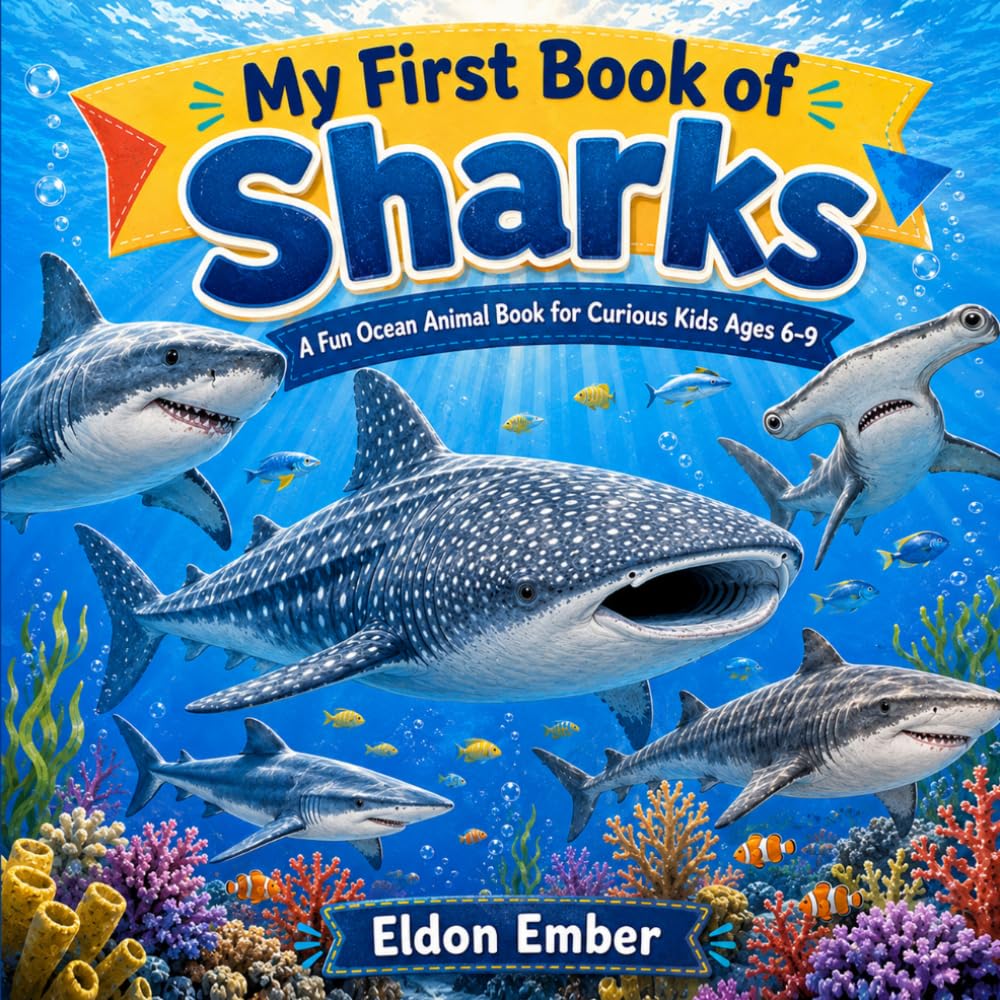 My First Book of Sharks: A Fun Ocean Animal Book for Curious Kids Ages 6–9