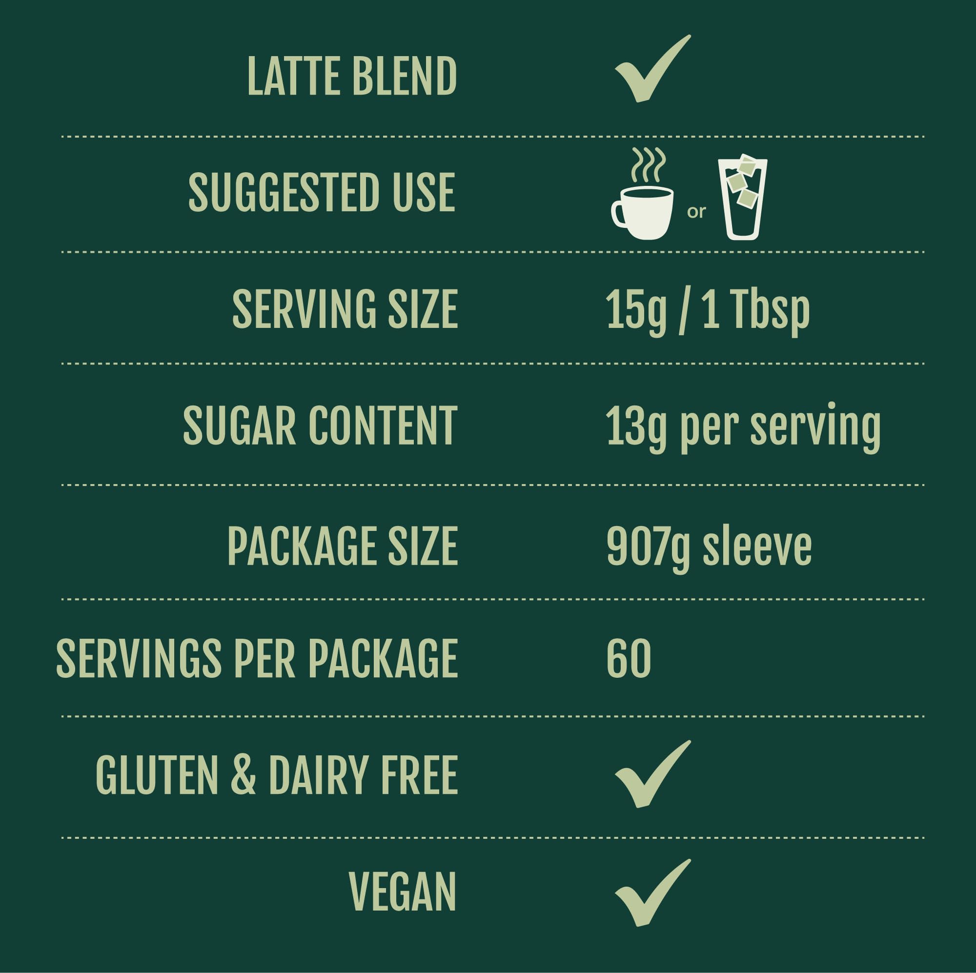 Two Leaves and a Bud Barista Matcha Sweetened Latte Blend 60 Servings Japanese Matcha Latte Powder Matcha Green — view 4