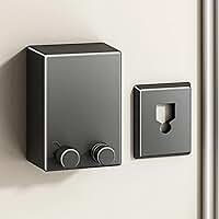 Varal Retrátil de Parede 4,2 m em Aço Inox, Recolhimento Automático, Suporta 20 kg, Compacto e Resistente para Apartamento e Lavanderia, Instalação Simples, Secagem Rápida, Reforçado (Preto)