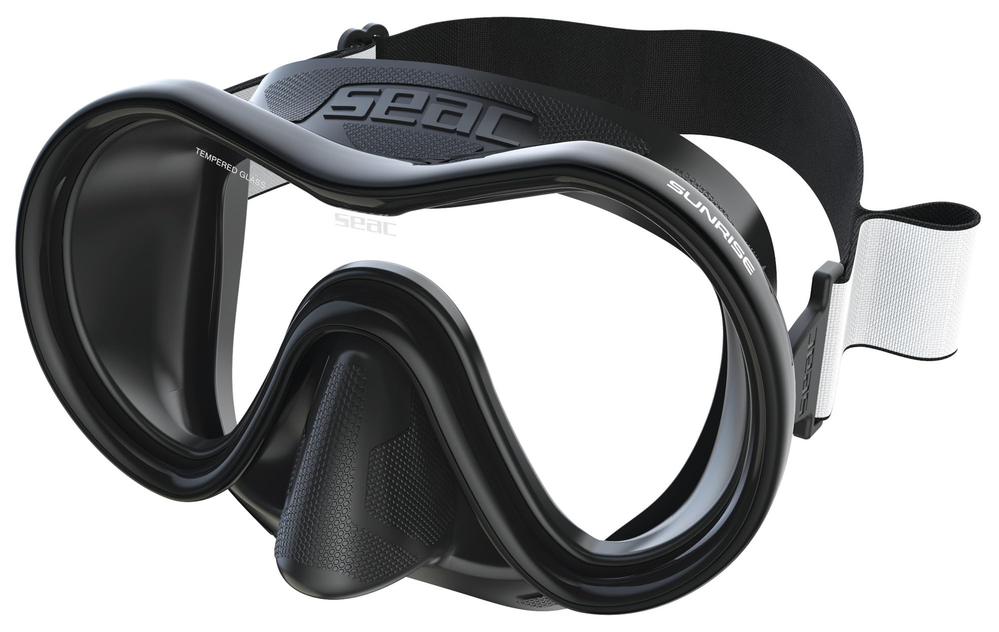 Amazon.com : SEAC Sunrise, Dive Mask with Fabric Strap, One Lens