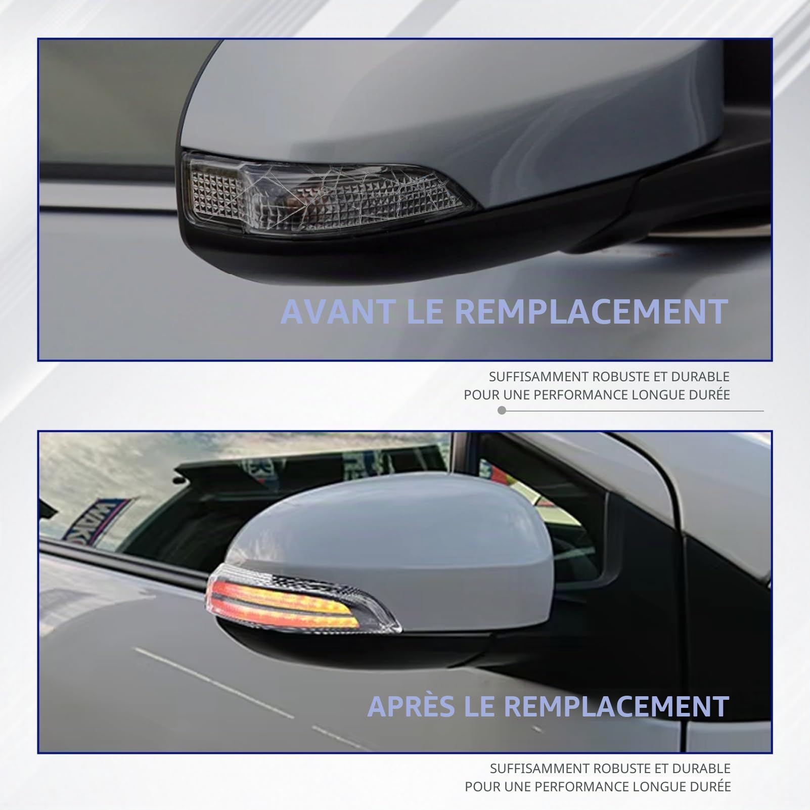 1 pièce Fléchette de direction droite pour rétroviseur latéral pour YARIS (XP13) 2011-2020 (côté passager) 817310D080 817300D080