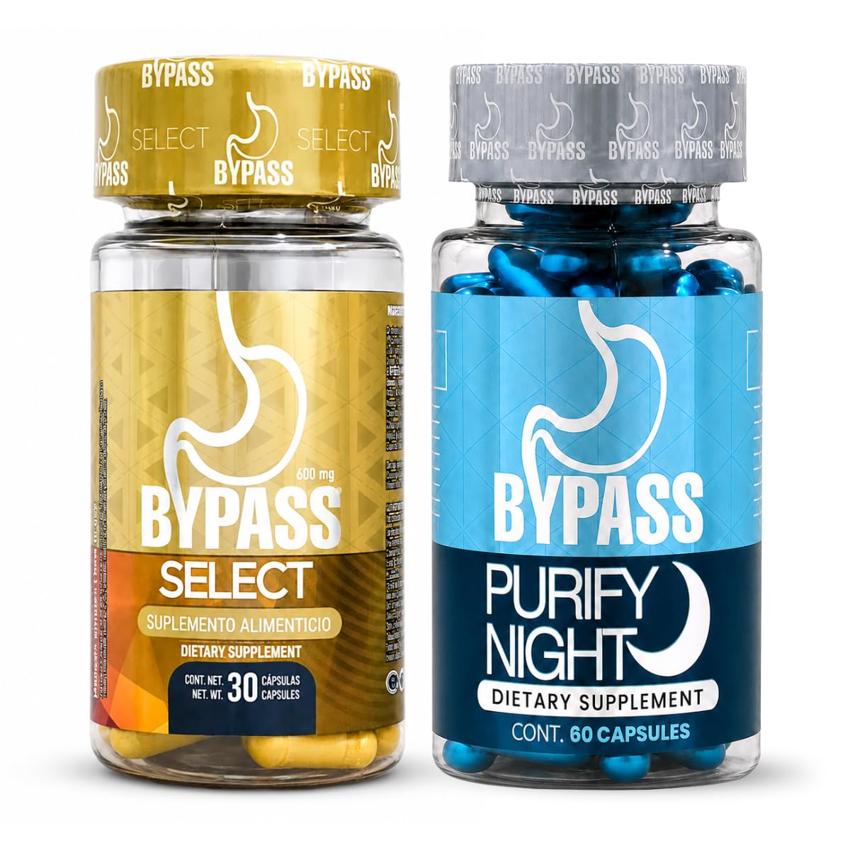 Generic Suplemento em cápsulas Bypass Duo Select & Purify – Select 30 cápsulas e Purify 60 cápsulas