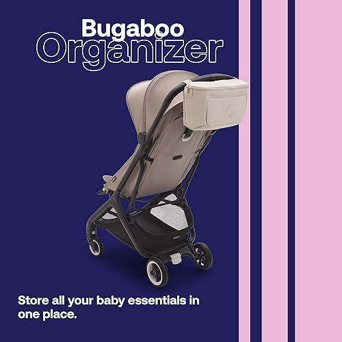 Miniatura 2 de Bugaboo Organizador  Bolsa de pañales de tamaño compacto con múltiples bolsillos  Compatible con cualquier cochecito  Se fija al manubrio (gris