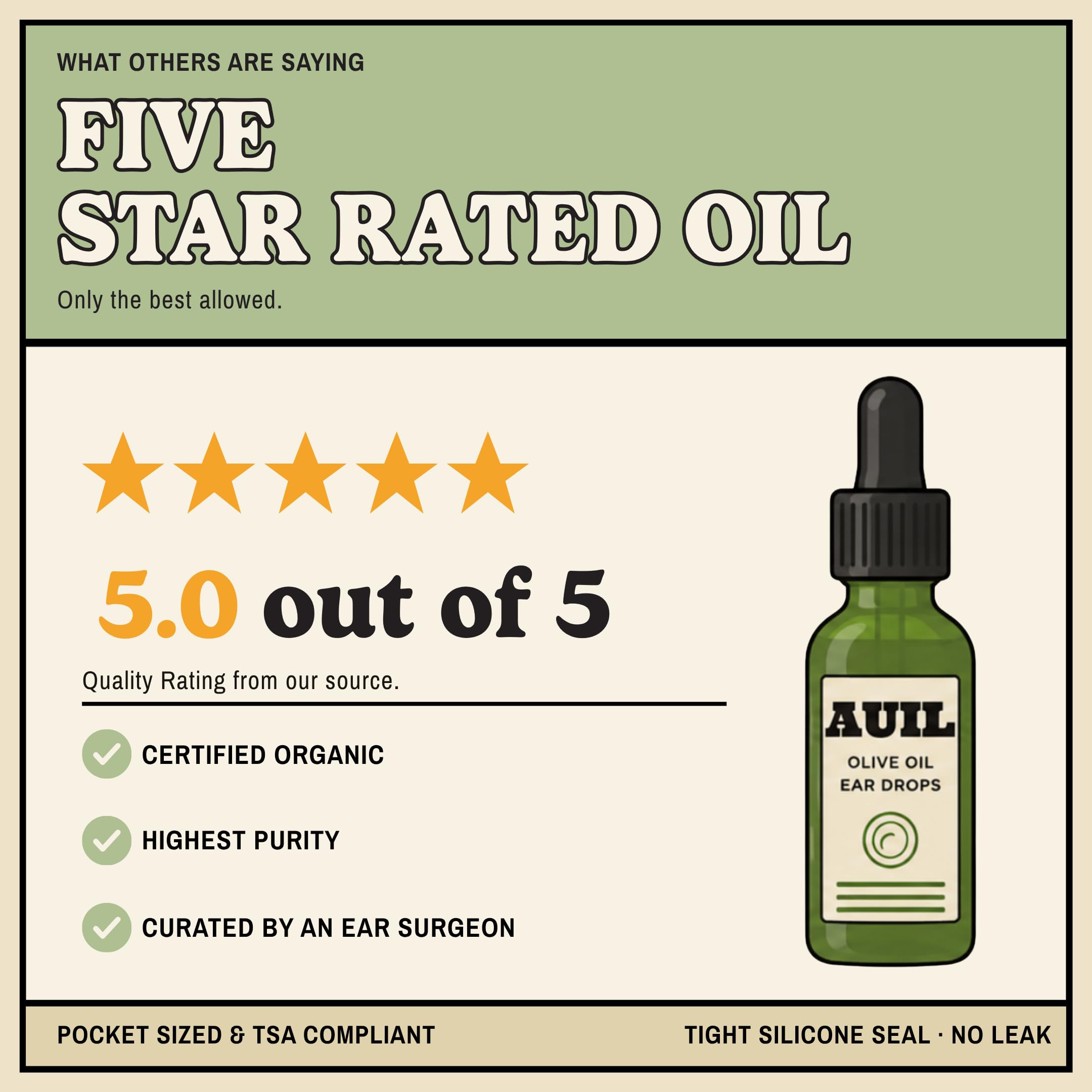 Olive Auil Ear Drops - Organic Ear Wax and Dry Ear Care - Adults & Kids — Amazon image 6