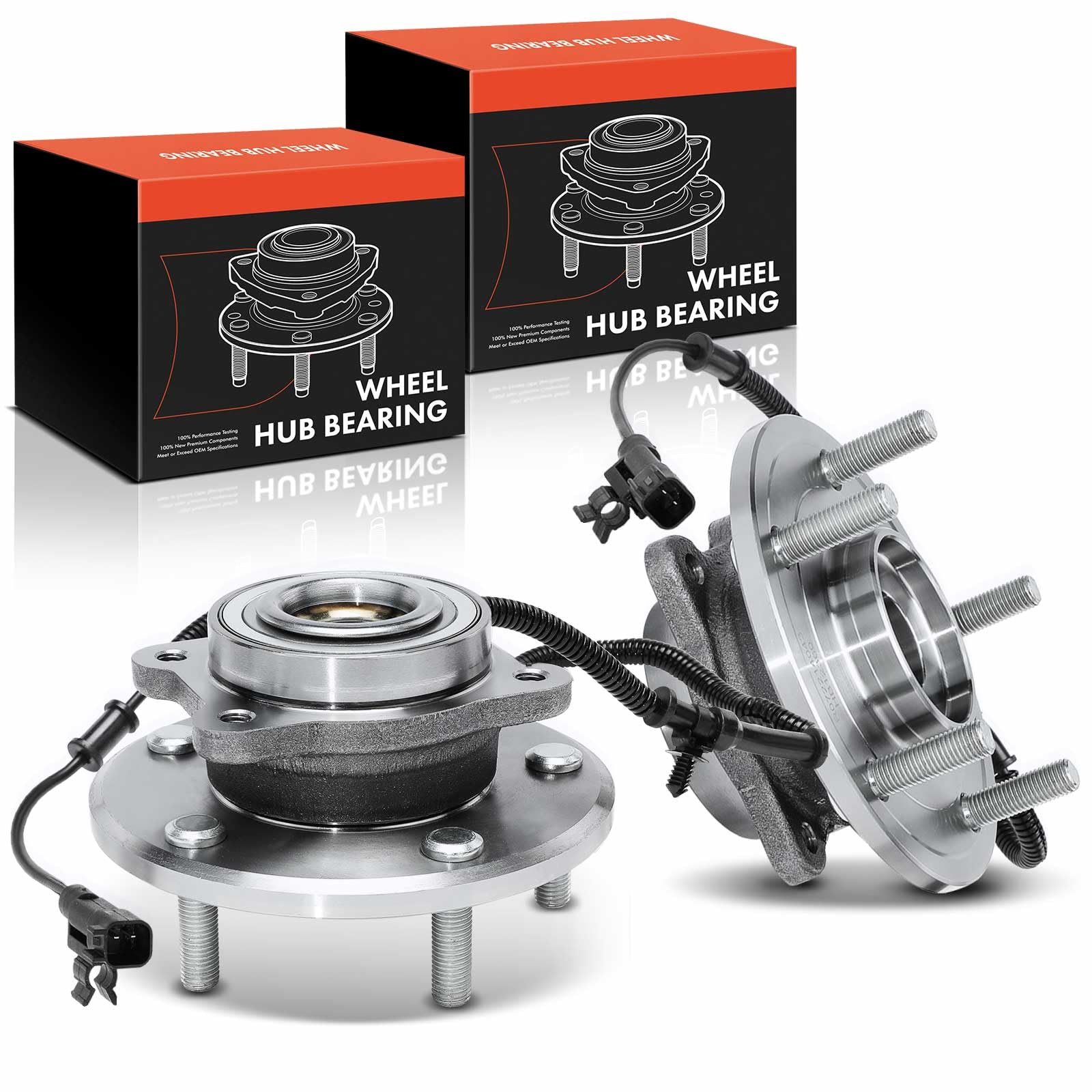 Frankberg 2x Cuscinetti ruota Posteriore sinistra destra Ruota flangiata diametro 161,7 Con Sensore Velocità Ruota Compatibile con Grand Voyager V RT Routan 512360